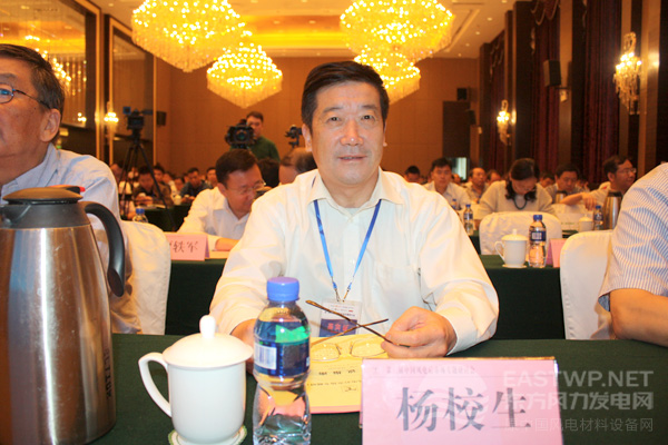 中國農機工業協會風能設備分會楊校生理事長、